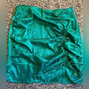 12th Tribe Green Mini Skirt